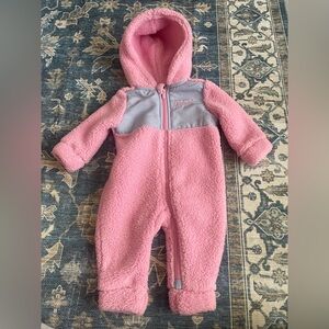 Puma Pink and Gray Kids One Piece winter outfit